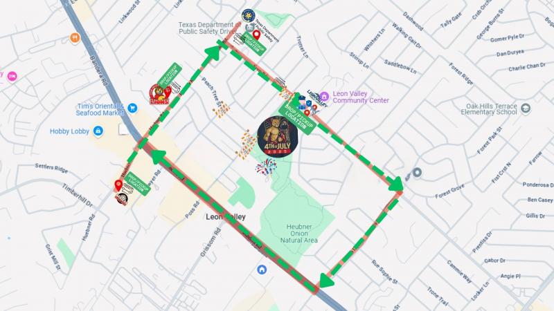 Shuttle Route Map