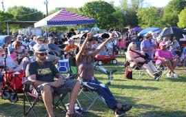 Crowd at Jazz Fest