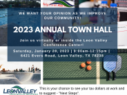 Town Hall Meeting Cover Flyer