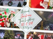 Banner of images of previous Tree Lighting nights