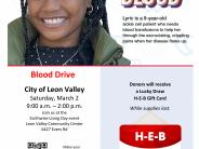 Blood Drive flyer