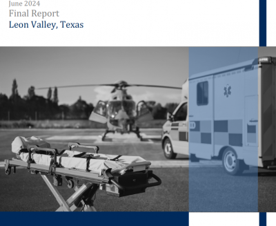 image of ambulance helicopter and stretcher in a parking lot