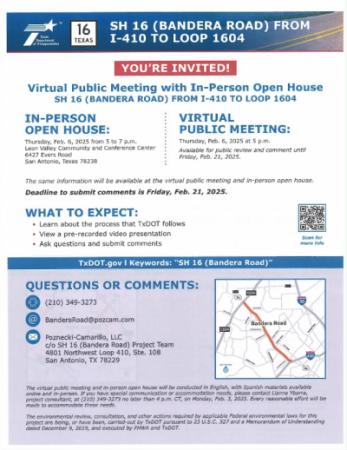 Public Meeting flyer