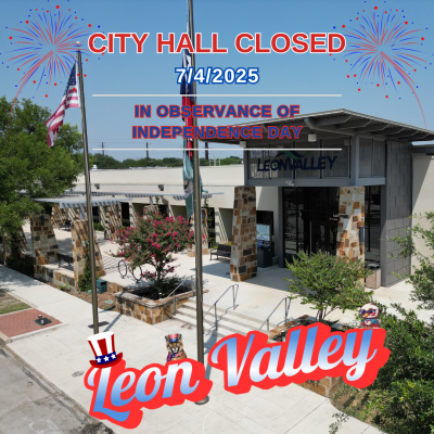City Hall Closure notice with image of City Hall
