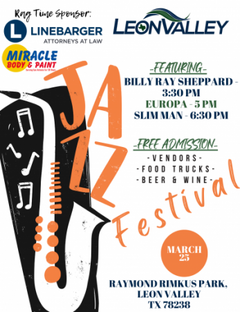 Jazz Fest flyer with line up