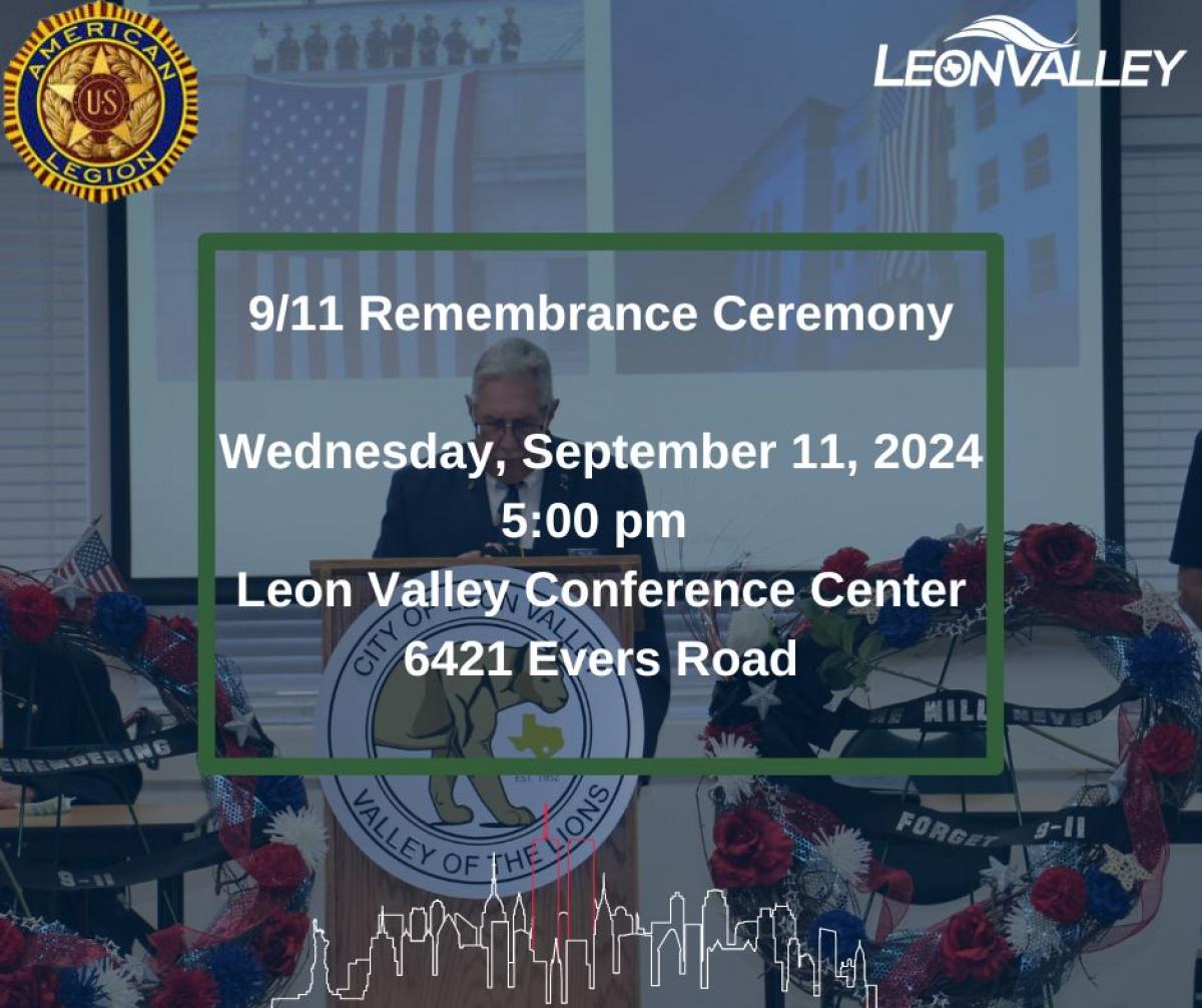 Image of Commander speaking at September 11 Ceremony 