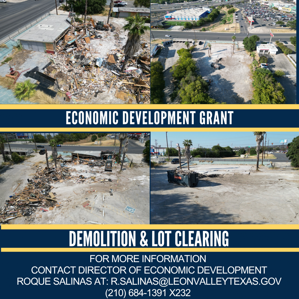 Demo flyer with pictures and information
