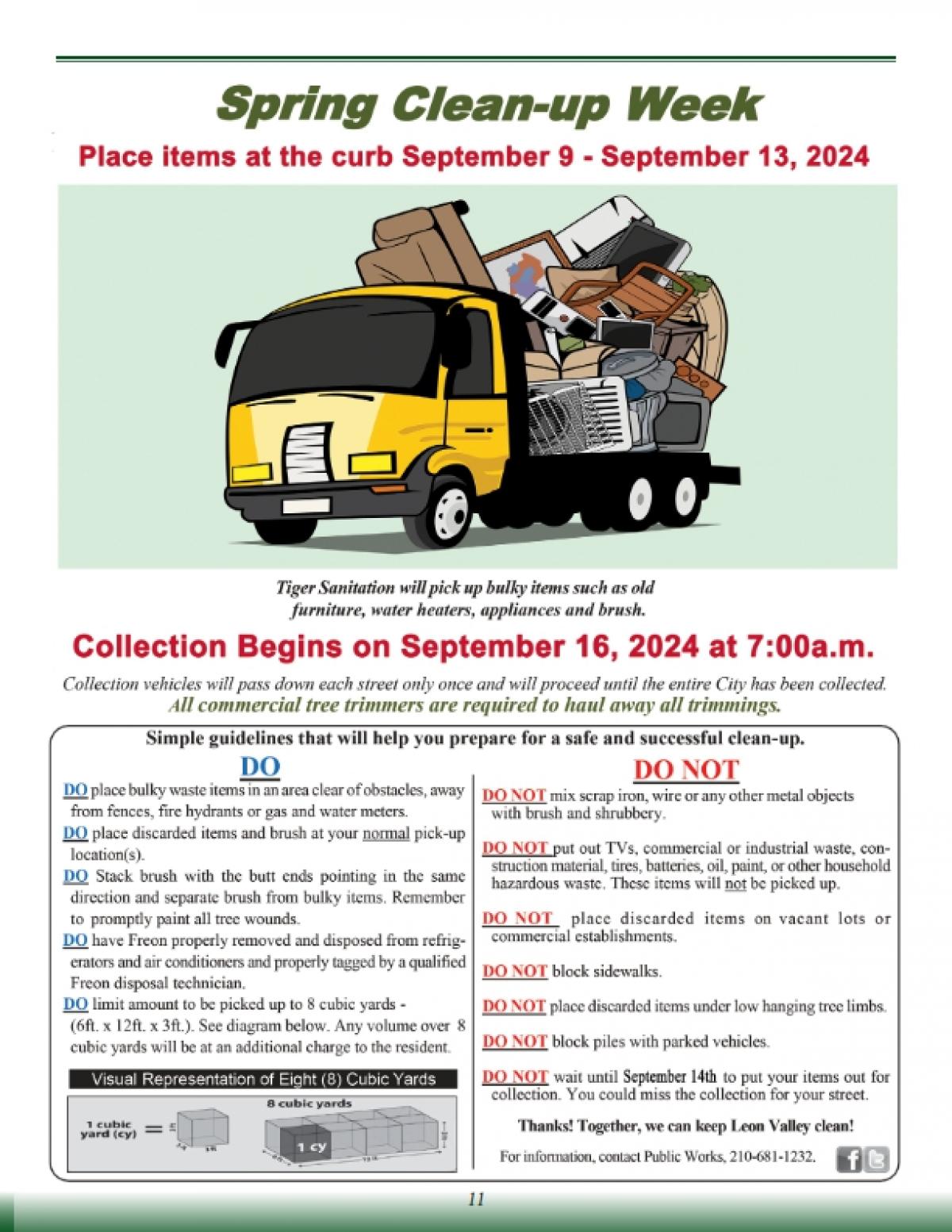 Spring Clean Up flyer