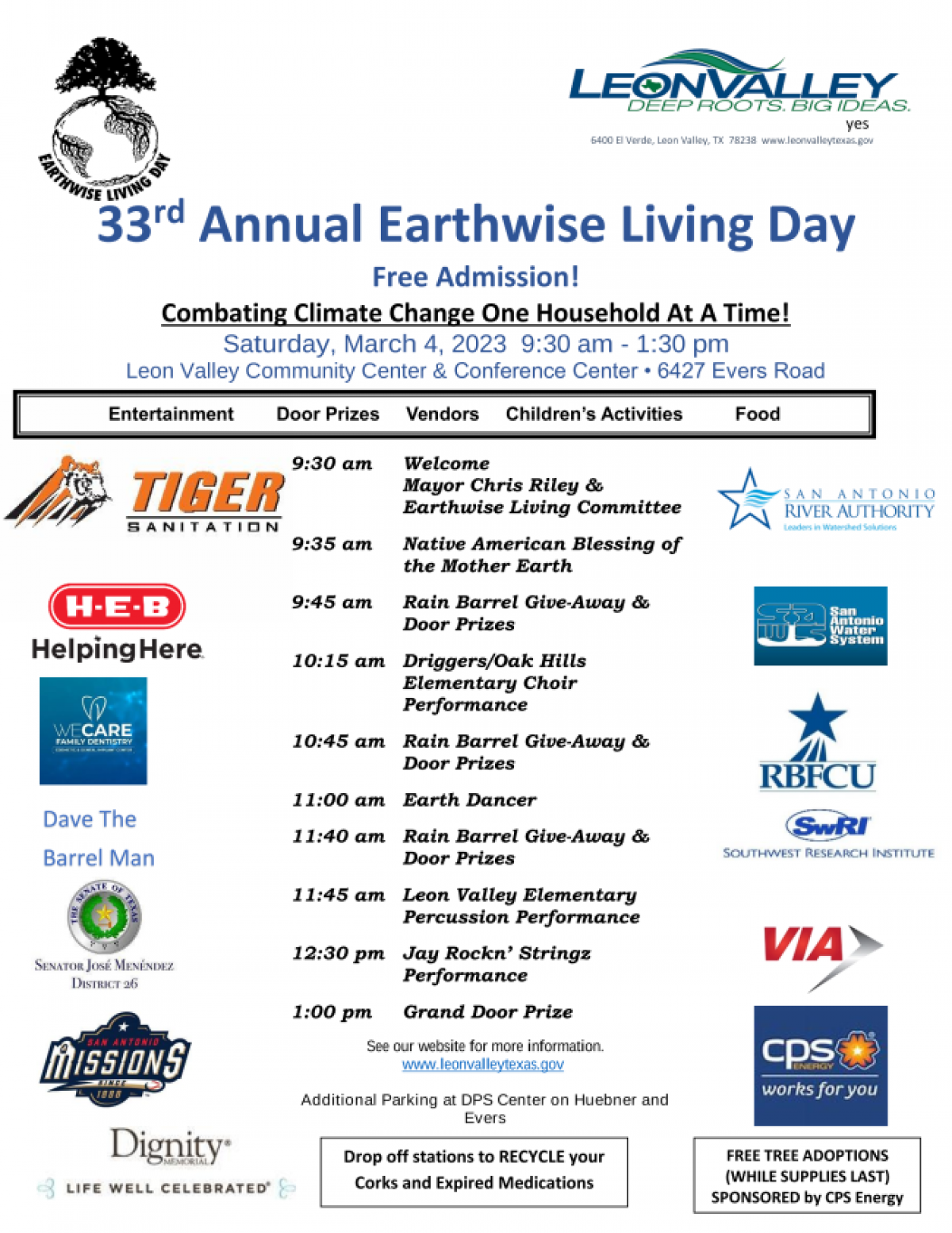 2023 EWL event program flyer