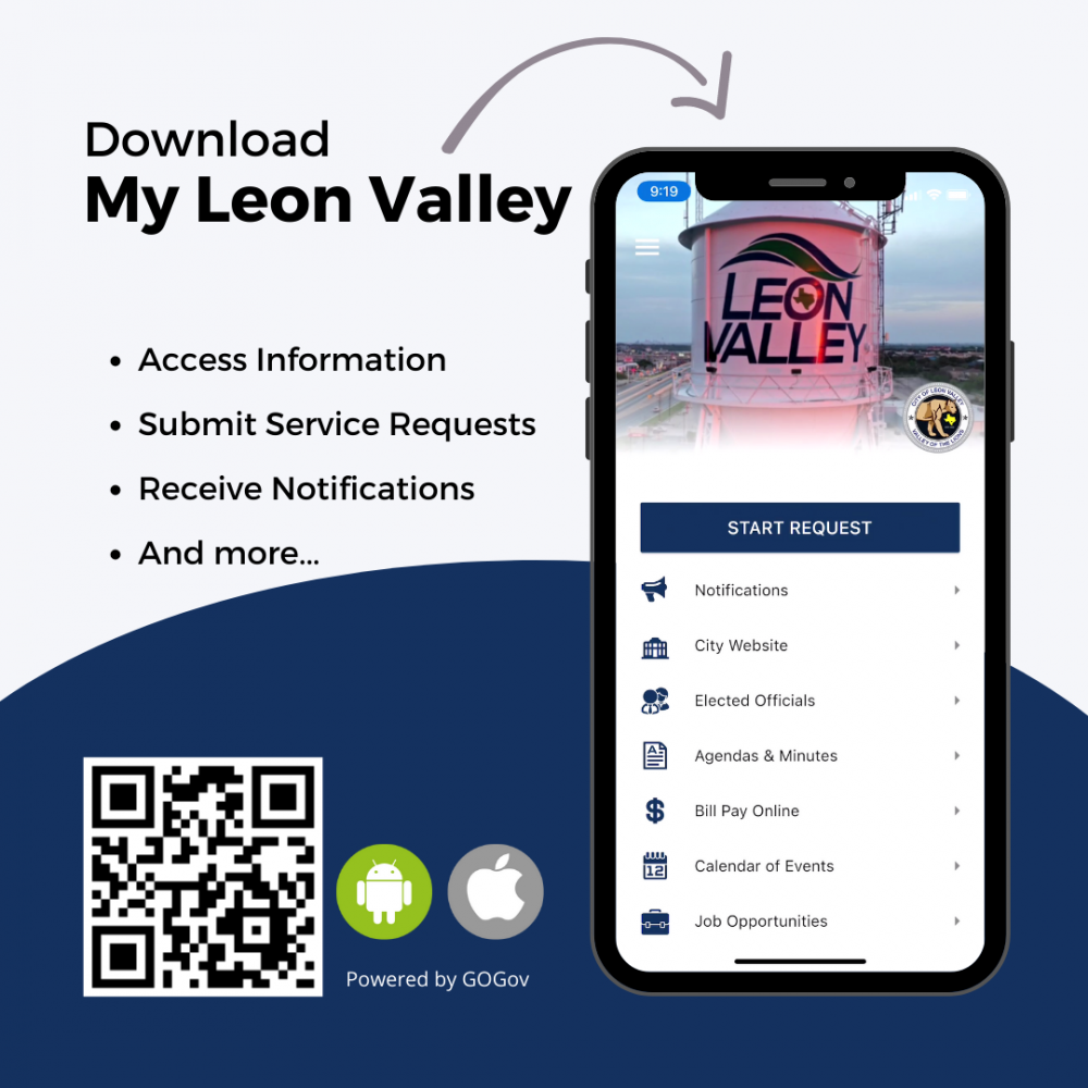 MyLeonValley Request Form Leon Valley Texas
