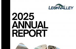 Cover page of FY 25 Annual Report images of City staff members in community 