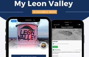 MyLeonValley mobile application announcement flyer