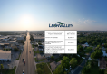 Tax Statement over aerial image of Leon Valley at Sunset of Bandera Road