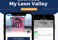 MyLeonValley mobile application announcement flyer