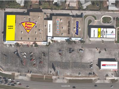 Aerial View of Leon Valley Shopping Center